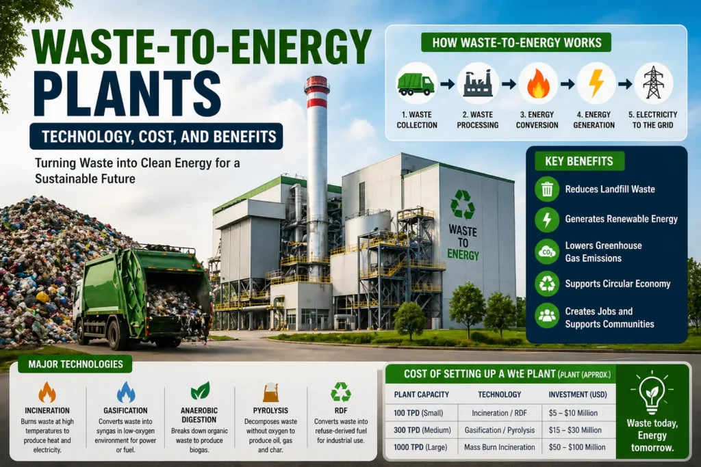 Waste-to-Energy Plants Technology, Cost, and Benefits