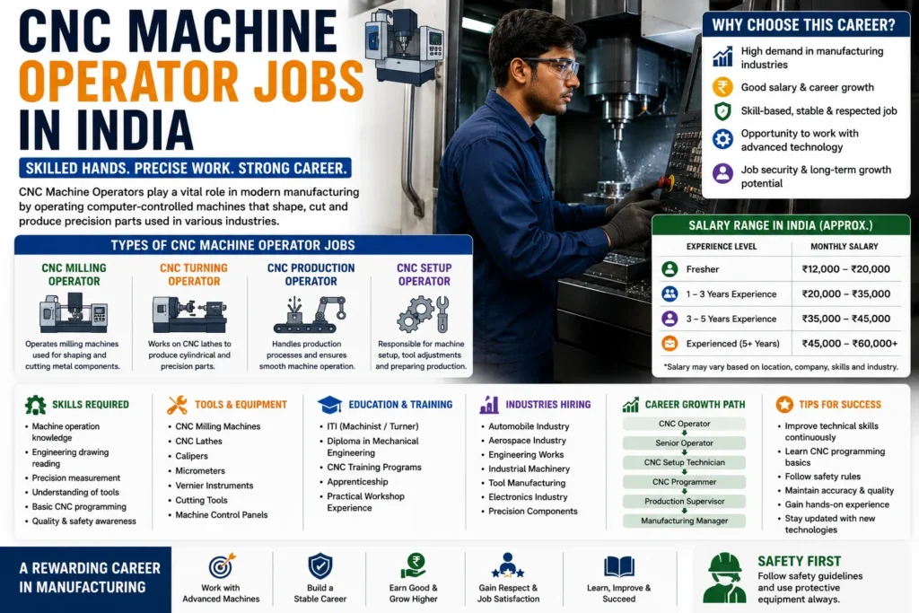CNC Machine Operator Jobs in India